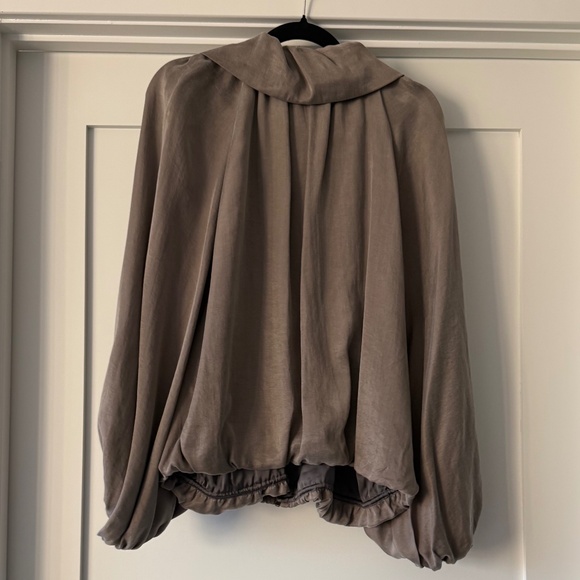 Zara Flowy Bomber Jacket - Picture 5 of 5